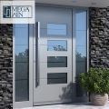 Modern Aluminum Villa Entrance Door Metal Pivot Door