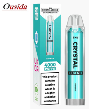 Легенда Crystal Bar 4000 Puffs Ondosable Vapes