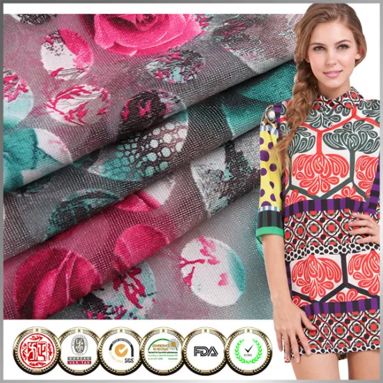 New style SGS Certified Dress Wholesale fabric knitted