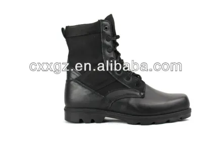 boots leather military army boots