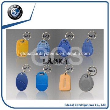 Shenzhen GCS provide colorful 13.56Mhz rfid tag/ key fob