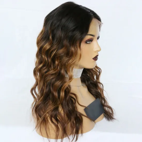 Human  Hair  Wigs  Body  Wave  Colored   Virgin  Hair  360  Hd  Transparent  Full  Lace  Front   Wig  Body  Wave