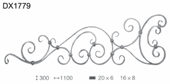 wrought iron gate decoration , high quality ornamental wrought iron for fence