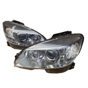 Satış sonrası Otomatik Aydınlatma W204 2009 Mercedes-Benz C-Class C180 C200 C300 için Araba Far