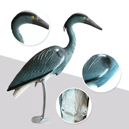 Hunting Plastic Heron Decoys for Outdoor Use