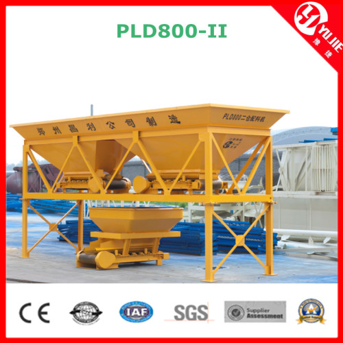 PLD800 Small Concrete Batching Machine, Mini Concrete Batching Machine, Portable Concrete Batching Machine for Two Kinds of Aggregate (0.8m3)