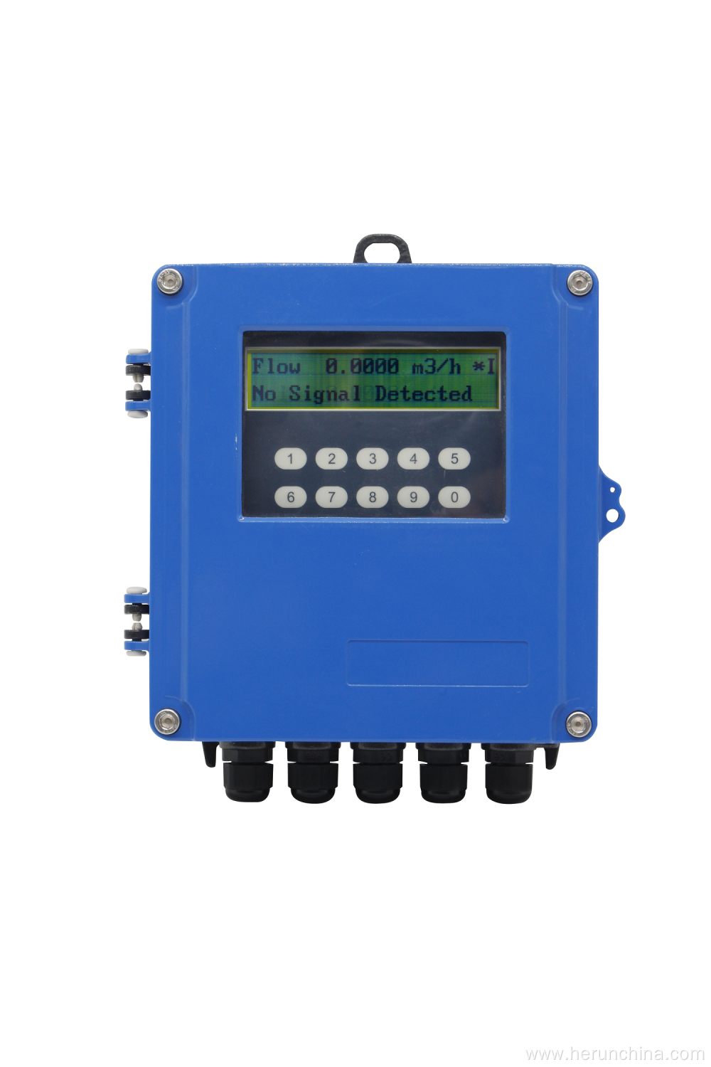 Wall mounted ultrasonic flowmeter