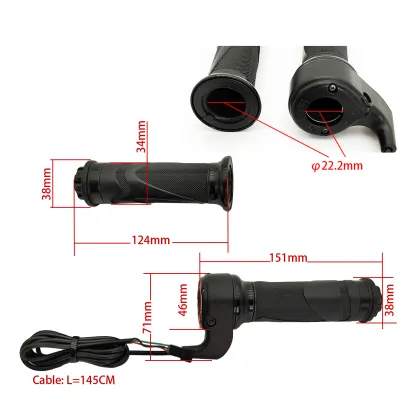 Electric bicycle handlebar throttle