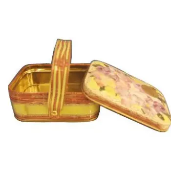 Good Quality Packaging Gift Tin Can  With Handle