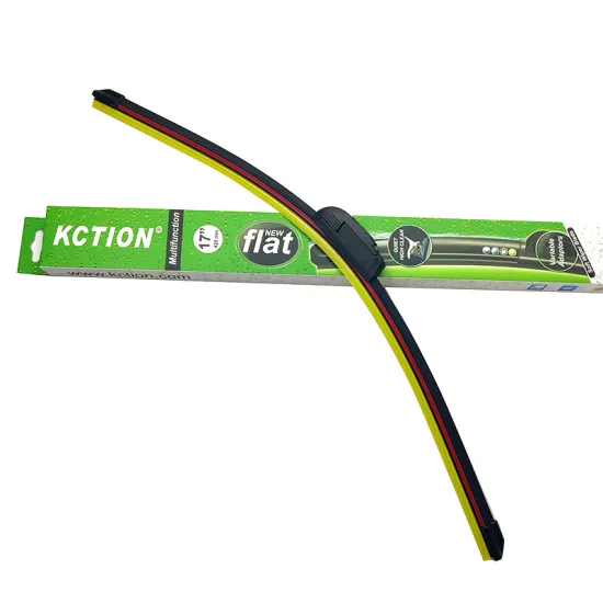 2024 OEM High Quality Free Sample Natural Rubber Windshield Soft Frameless Wiper Blades with Packing Box