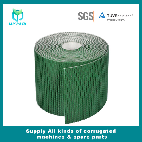 Black Green Pvc Corrugated Cardboard Conveyor Belt