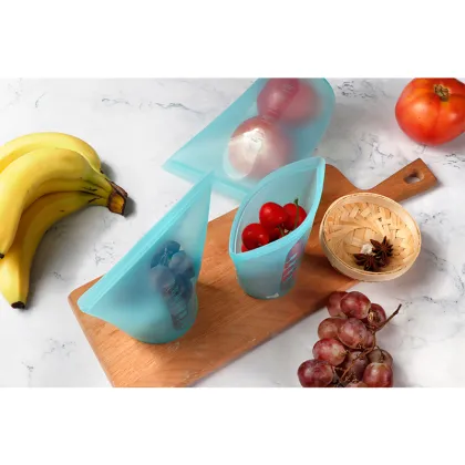 Household fresh-keeping silicone storage bag