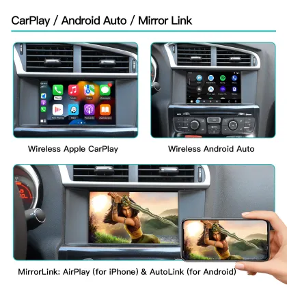 Autoabc Car Radio Player Carplay Box for Citroen Peugeot SMEG NAC System