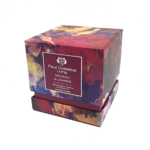 Velas perfumadas de caja de papel de impresión floral completa