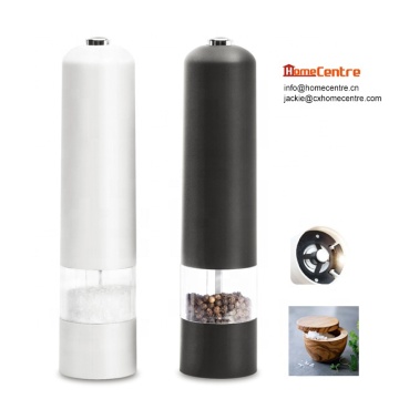 MF-807 Electric Salt and Pepper Mill with Transparent Window: The Perfect Kitchen Accessory for Culinary Precision