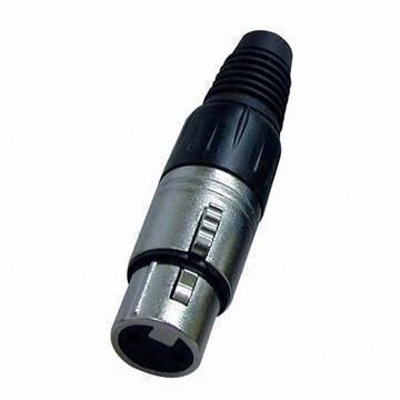 XLR female connector, 3-pin female