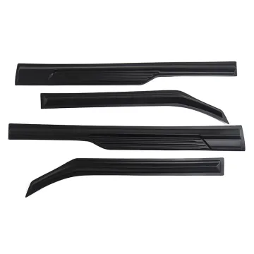 YCSUNZ ABS Matte Black Molding 4X4 Side Door Cladding for Ford Ranger 2022-2023