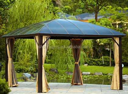 Outdoor Aluminum Beach Parasol Stand Umbrella for Advertising in Gardens