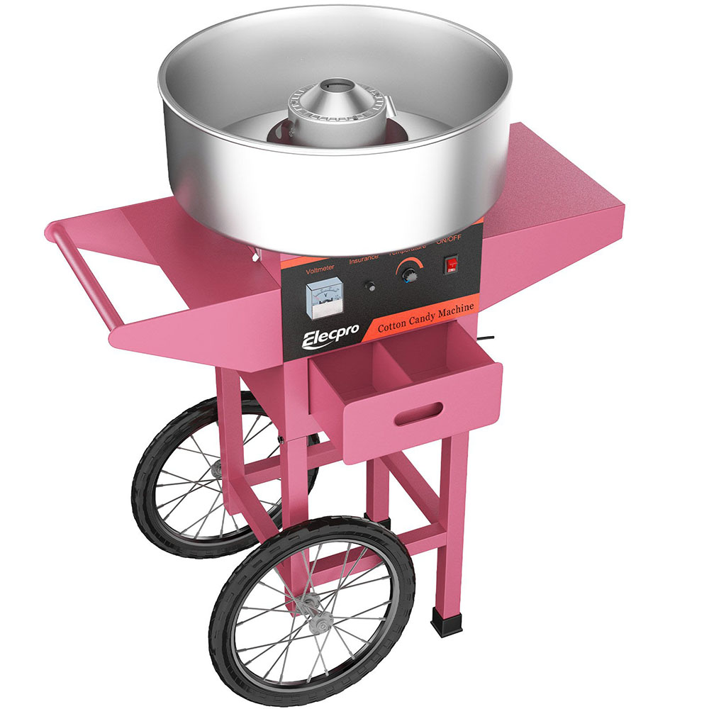 Cotton candy machine with cart-3
