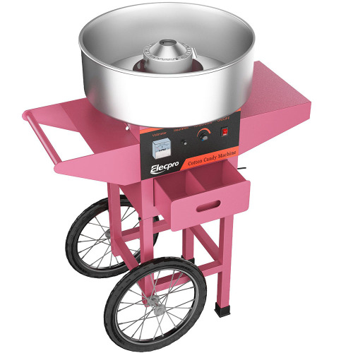 Cotton candy machine with cart Electric cotton candy machine with cart Factory