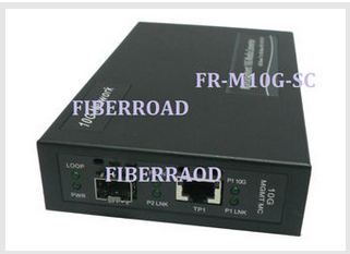 Standalone Web-Smart 10G Media Converter Fiber-To-Copper SFP + Fiber Module
