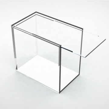 Customized Small Acrylic Packaging Box with Sliding Lid