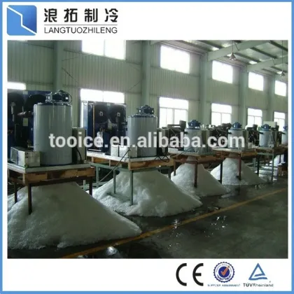 1T Flake Ice Maker, Ice Making Machine, Flake ice machine for supermaket