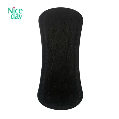 Luxury Bamboo charcoal black menstrual pads