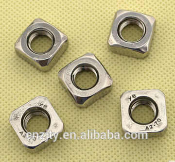 galvanized steel square nut /m6 m8 weld sqaure nut