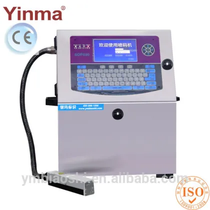 Continuous barcode inkjet printer/free jet printer