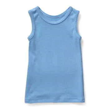 Children's Merino Vest & Boy's Sleeveless T-Shirt for Summer 2022