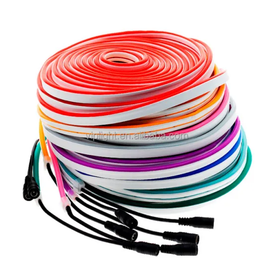 RGB 6*12mm Cuttable Silicone LED Neon Light Strip for DIY Christmas Lights