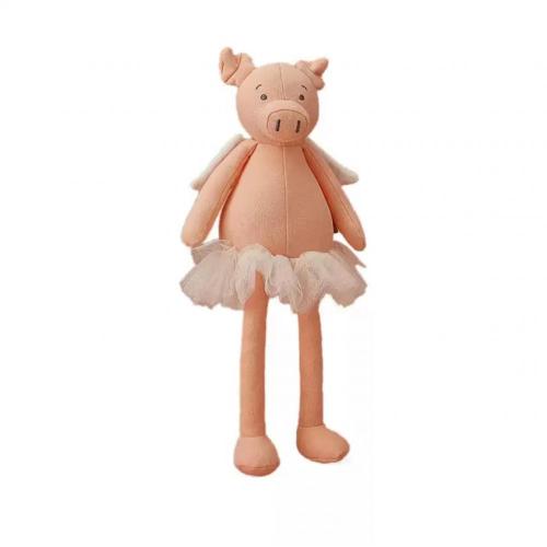 Pink Piggy Plush Decoración de la sala de juguetes para el sueño para niños