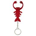 Keychain pembuka botol lobster logam peribadi