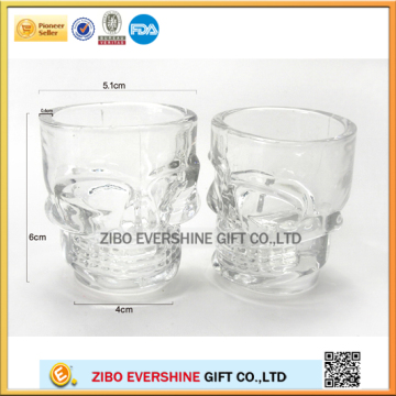 1.5oz mini skull mason jar glasses bone-chillingly cool