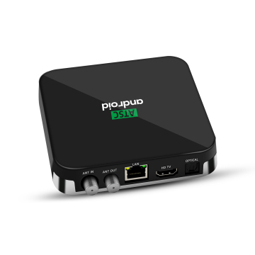 Android Hybrid Set-Top Box: 4K TV Receiver Supporting ATSC & NTSC Local Channels, Equipped with Android 11.0 and Dual Wi-Fi (2.4g & 5g) for OTT+ATSC Hybrid TV Experience