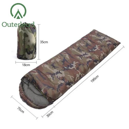 Compact Sleeping Bag for Backpacking Single Person Polyester Synthetic Camping Sleeping Bag Manufactory