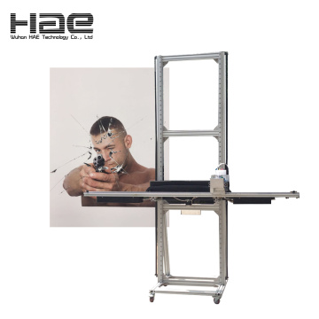 Horizontal 3D Wall Printer Machine