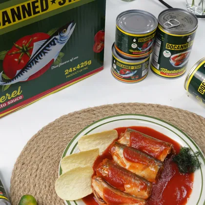 wholesome mackerel intomato sauce