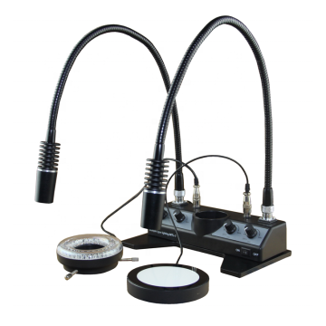 Multi-Directional LED Gooseneck Ring and Back Light Illuminator for Stereo Microscopes: Enhancing Visualization in Detail