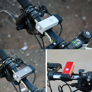 2016 new design Germany certification aluminium magnesium alloy rechargeable led bicycle light set