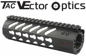 Vector Optics Gen 2 KeyMod 7" Free Float Slim Sty Carbine Handguard Rail Mount Steel Barrel Nut