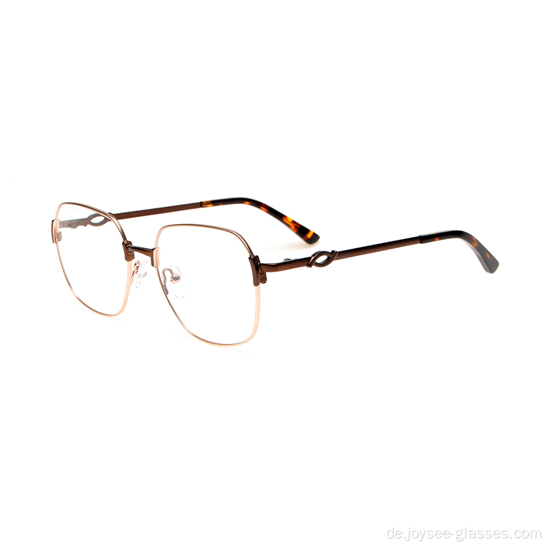 Erste Qualität High -End -Mode Unisex Metal Optical Frames Eyewear