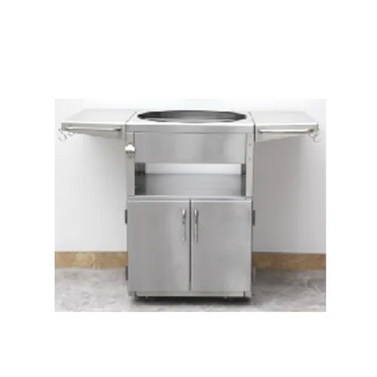 Factory Direct Price Outdoor Stainless Steel Grill Cart Table Stainless Steel Grill Table