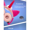 Headphone led stereo modis multi warna untuk anak-anak
