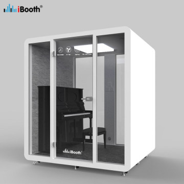 soundproof a recording booth with seating