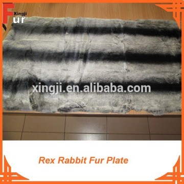 Chinchilla Design Rex Rabbit Plate Fur Plate
