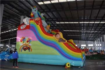 New designed Pony paradise bouncer castle inflatable fun city inflatable playground