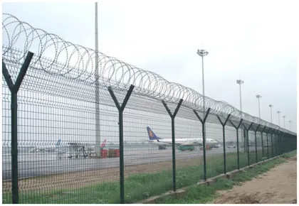 Perimeter Security Welded Mesh Airport Fence