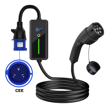 Portable EV Charger Cable - 16A to 48A for Tesla